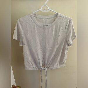 Lululemon Tie Front T-shirt
